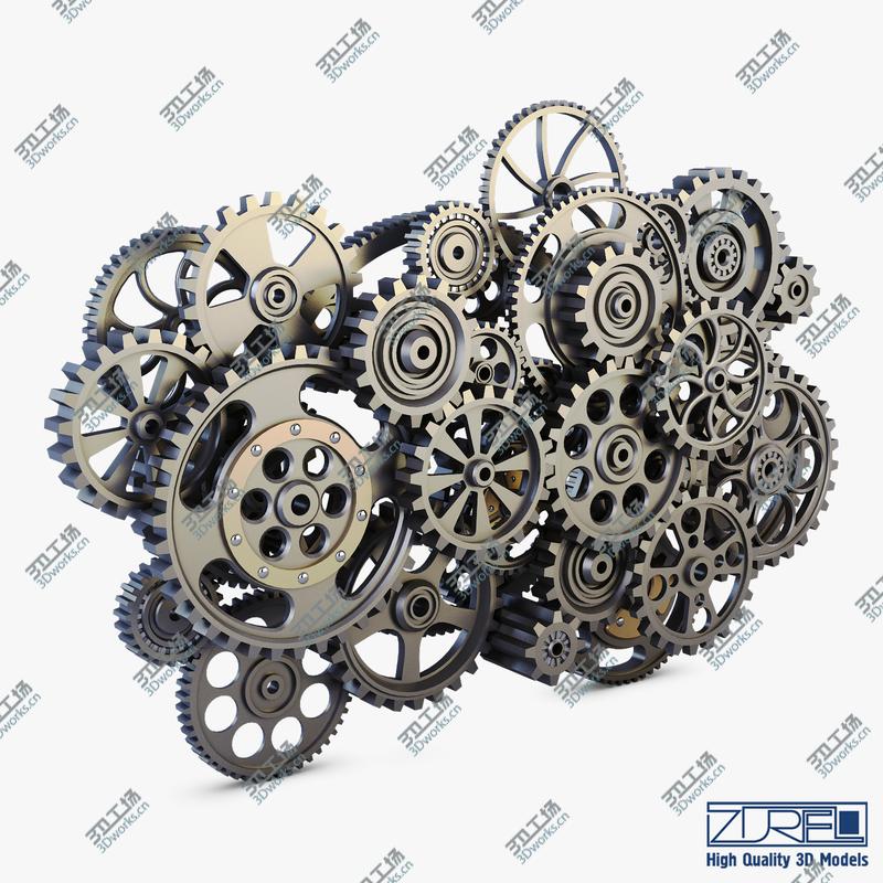 images/goods_img/202105073/Gear Mechanism Low Poly v 2 3D model/2.jpg